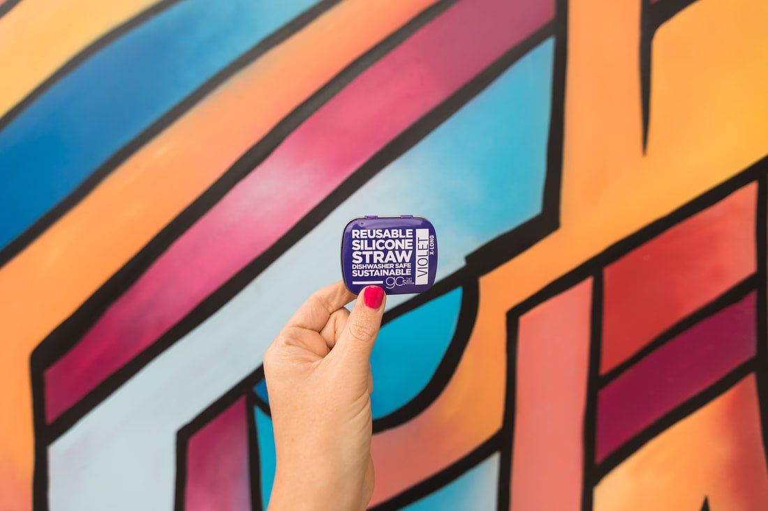 Take it With You - Reusable Silicone Straws in Travel Case - GoSili