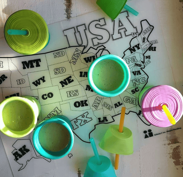 SiliMap Reusable Silicone Kids Placemats - GoSili