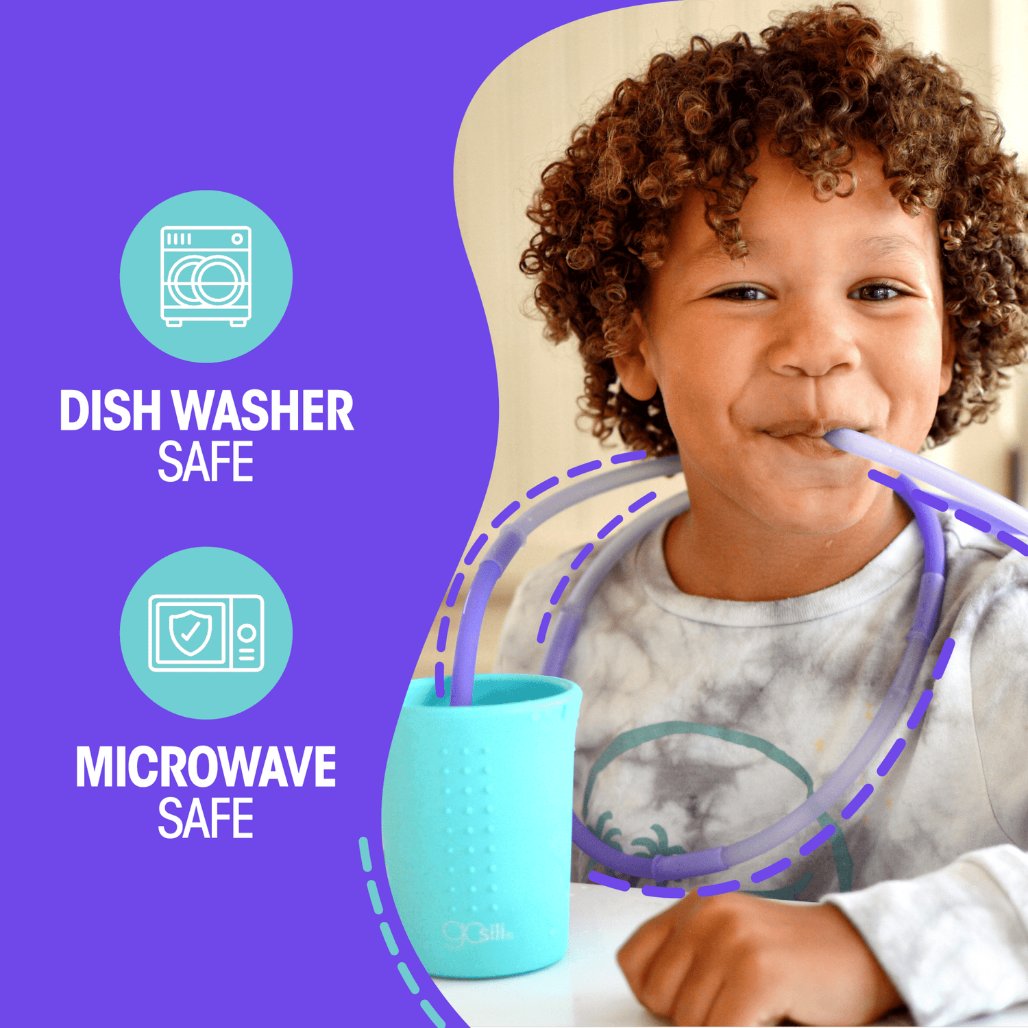 SiliStraw Connectable Silicone Straw - GoSili