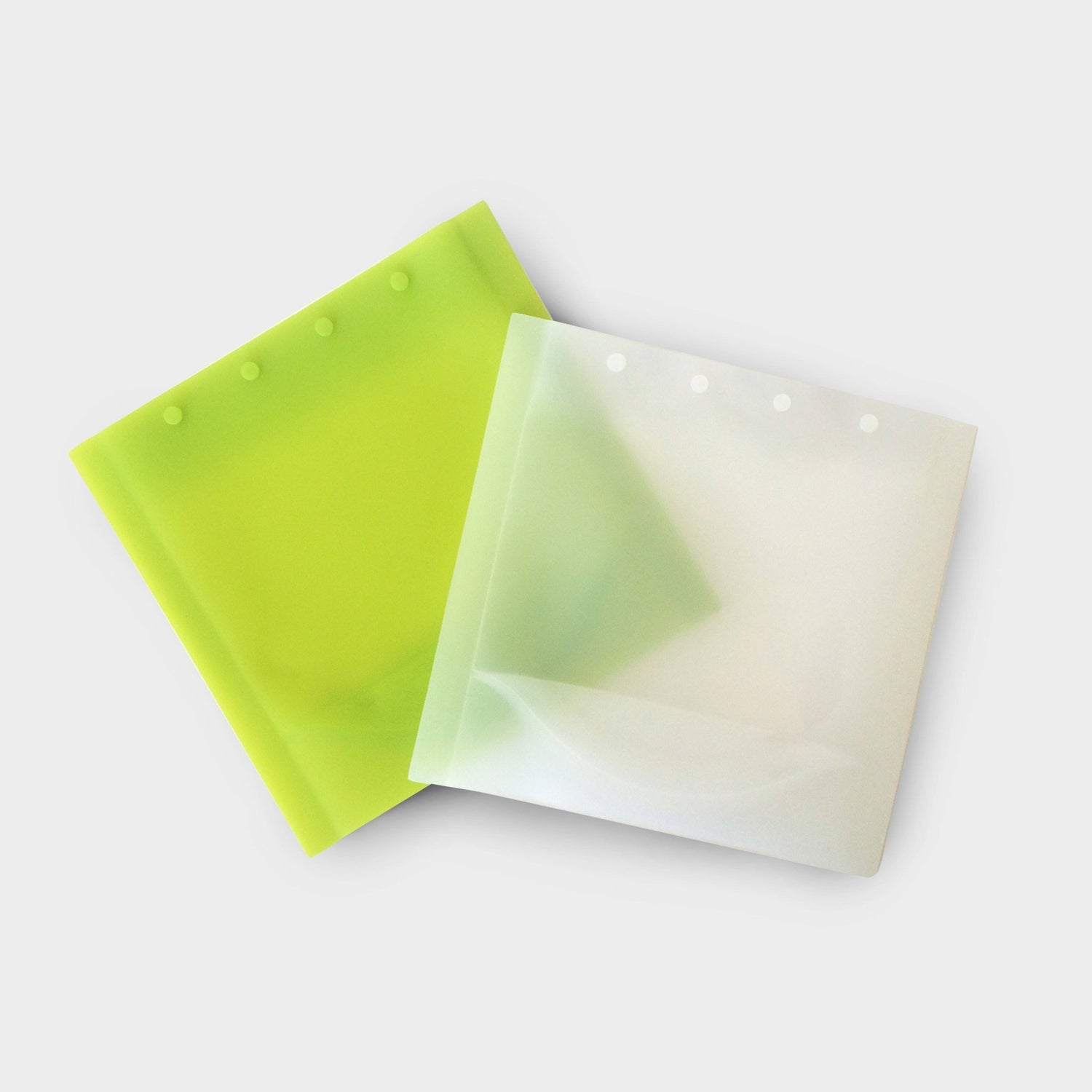 Reusable Silicone Snack and Storage Bags, 2pk - GoSili