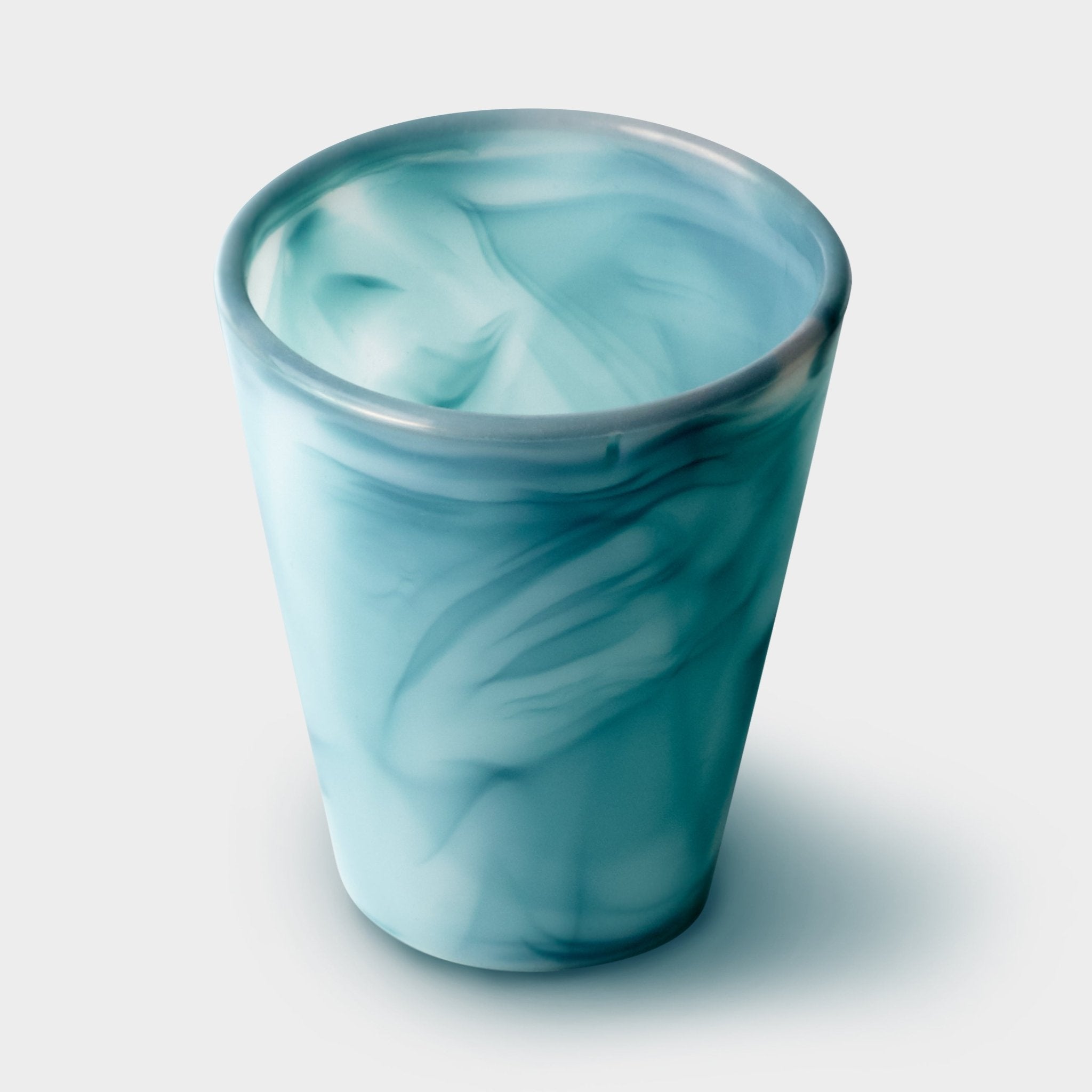 Reusable Stackable Silicone Cups, Ocean Theme 20oz - GoSili