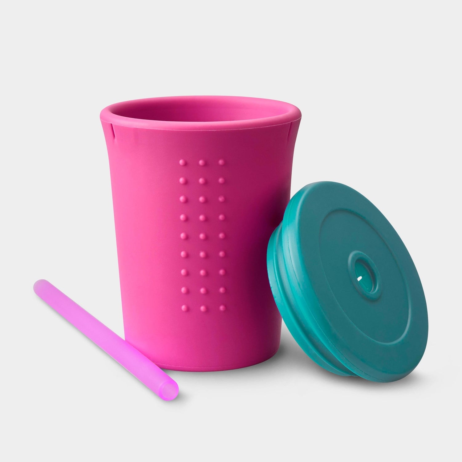 Silikids Silicone Straw Cup for Kids, 12oz - GoSili