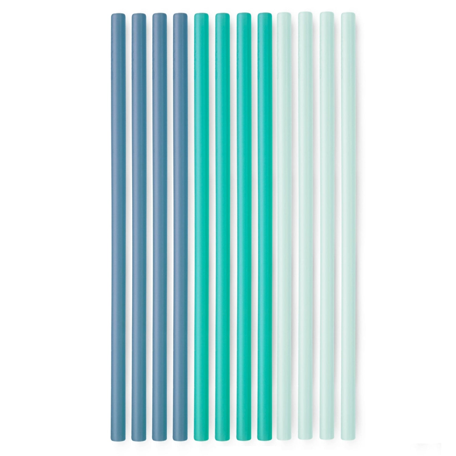 Extra - Long Reusable Silicone Straws, 4pk and 12pk - GoSili