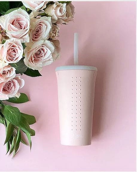 Reusable Silicone Straw Cup and Tumbler, 16oz - GoSili