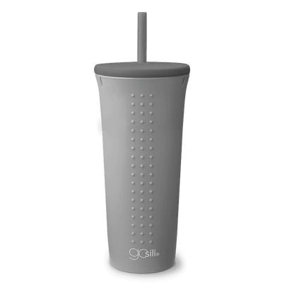 Reusable Silicone Straw Cup and Tumbler, 24oz - GoSili