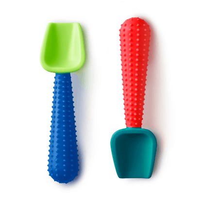 SiiliKids Silicone Baby Spoons, 2pk - GoSili