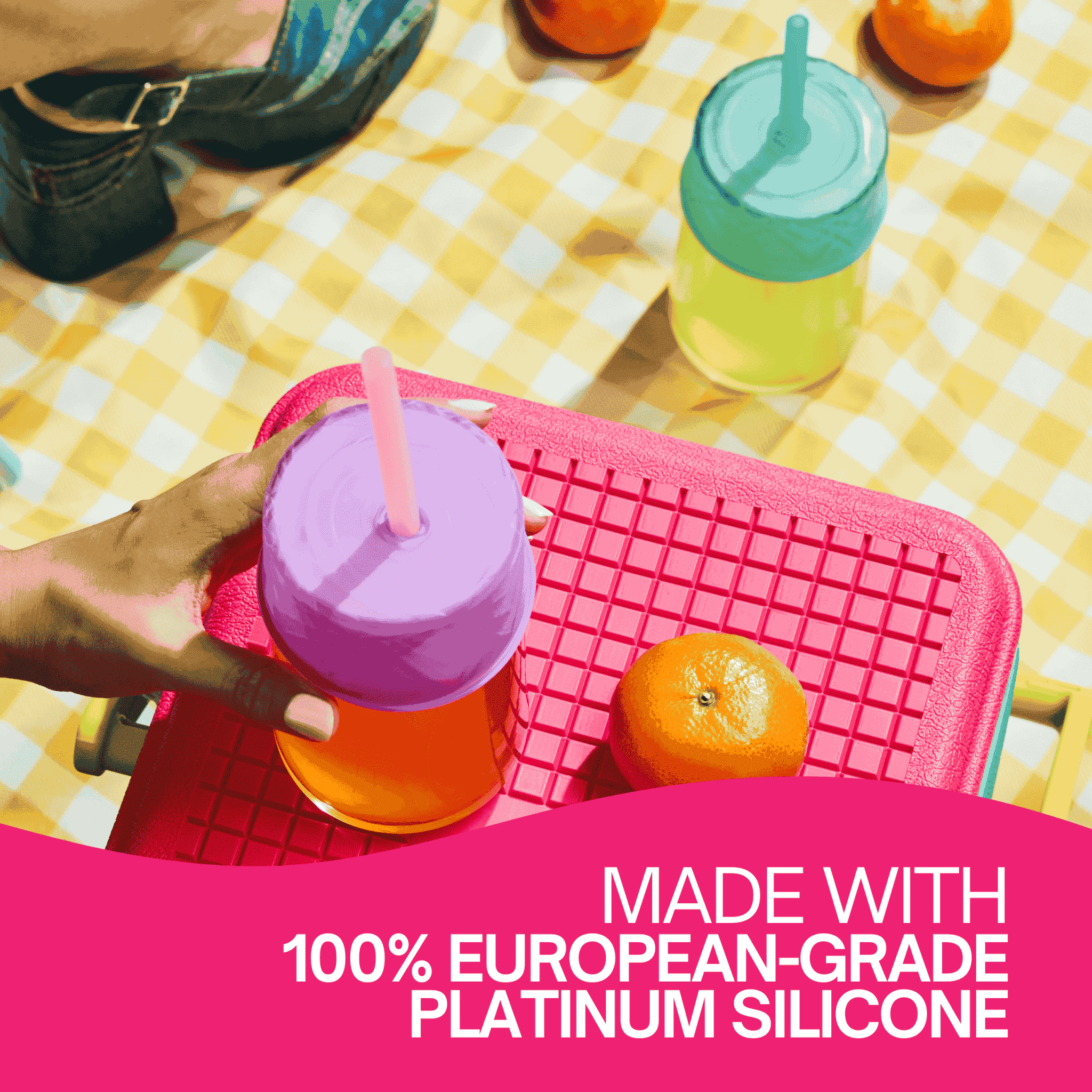 Silicone Drink Protector &amp; Travel Case - GoSili