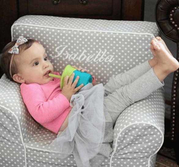 SiliKids Silicone Cup with Universal Straw Top and Drink Protector, 8oz - GoSili