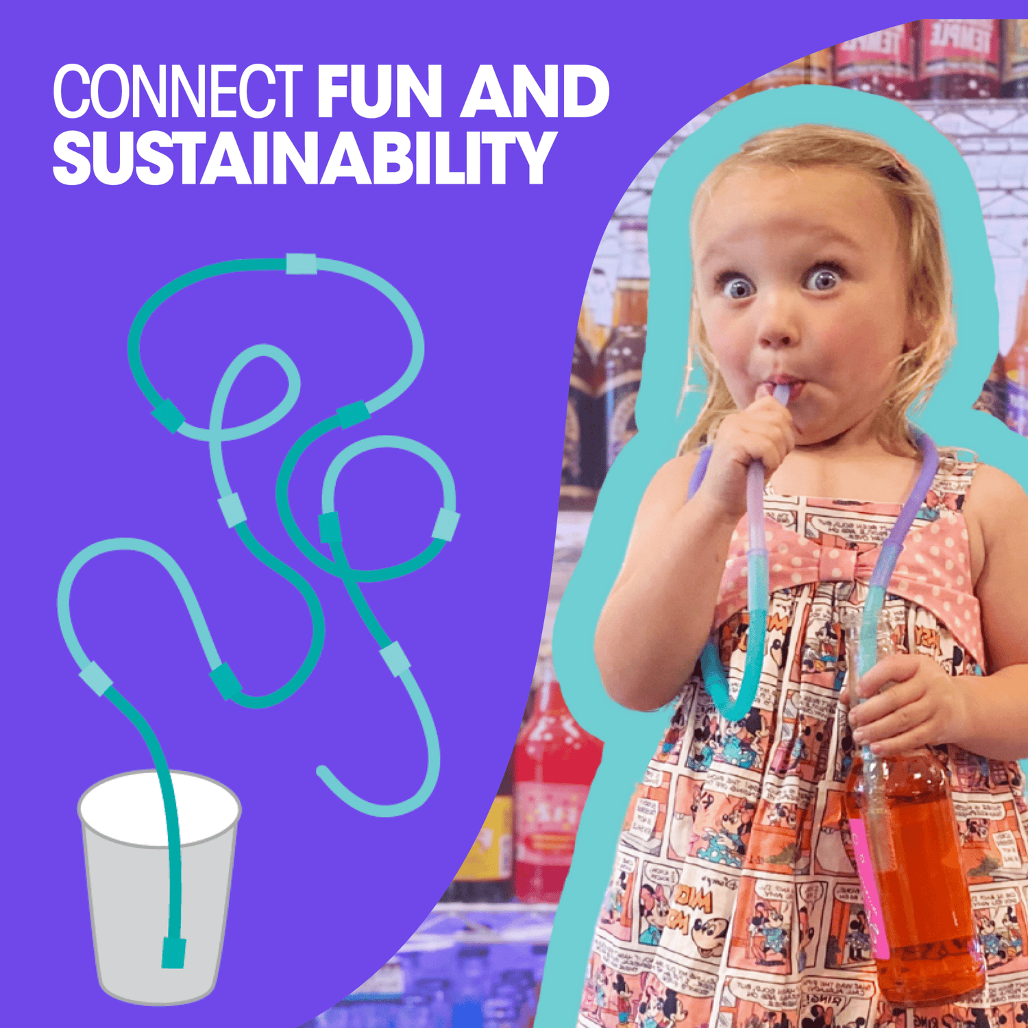 SiliStraw Connectable Silicone Straw - GoSili