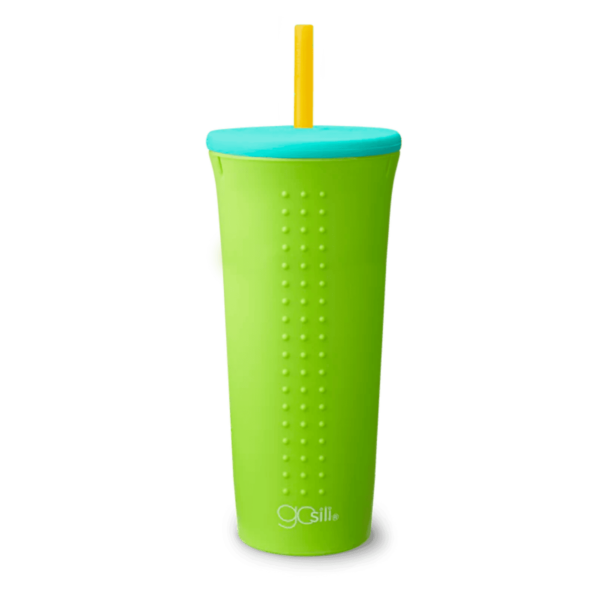 Reusable Silicone Straw Cup and Tumbler, 24oz