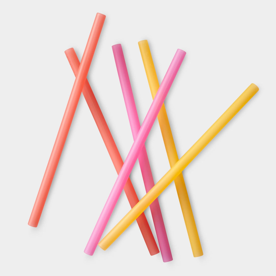 8" Reusable Silicone Straw, 6pk - GoSili