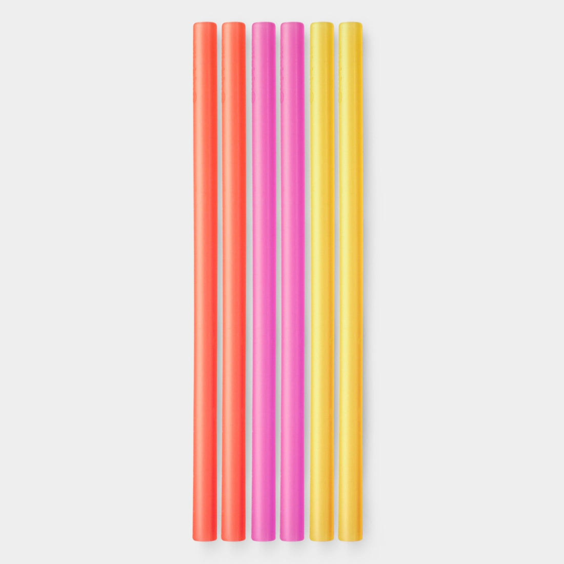 8" Reusable Silicone Straw, 6pk - GoSili