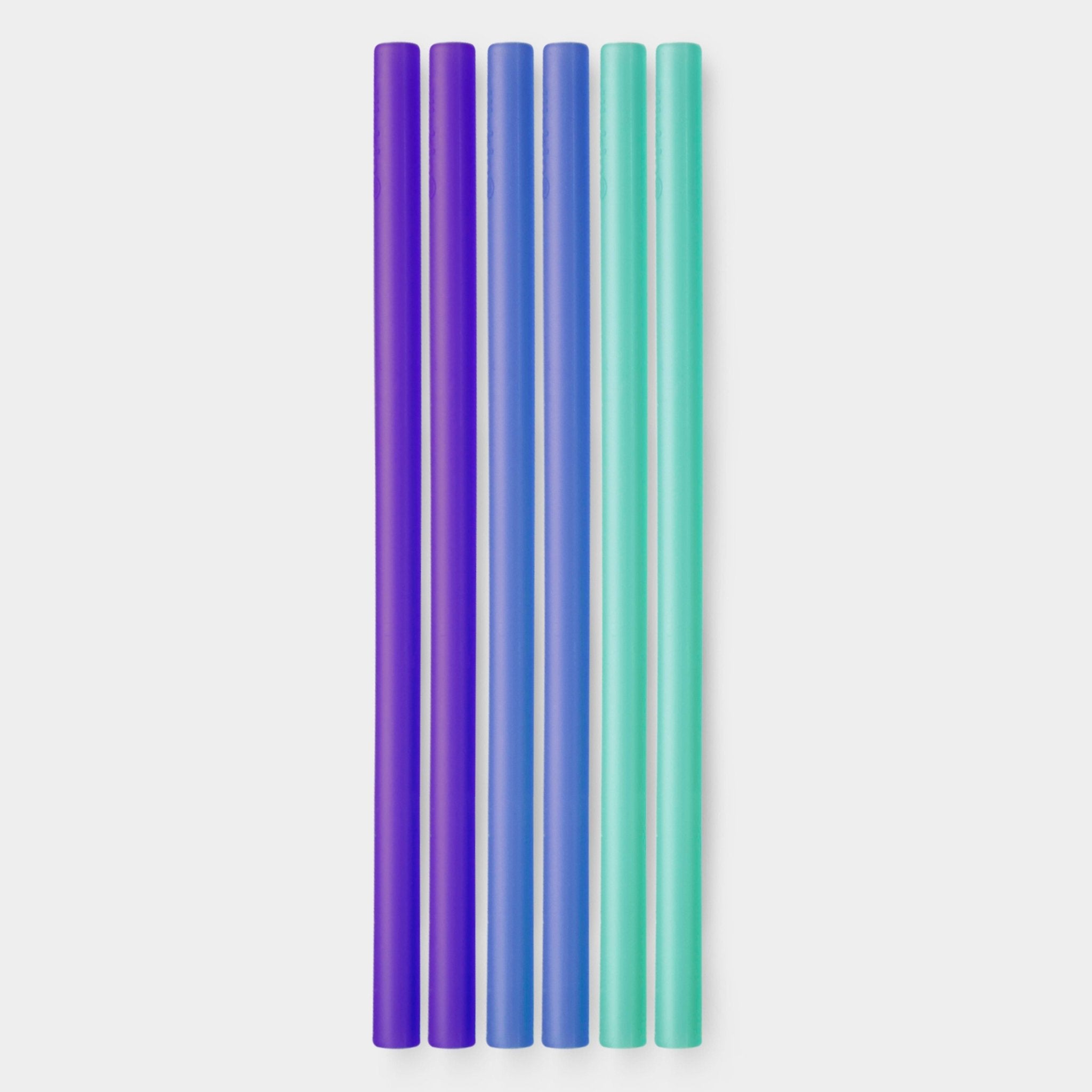 8&quot; Reusable Silicone Straw, 6pk - GoSili
