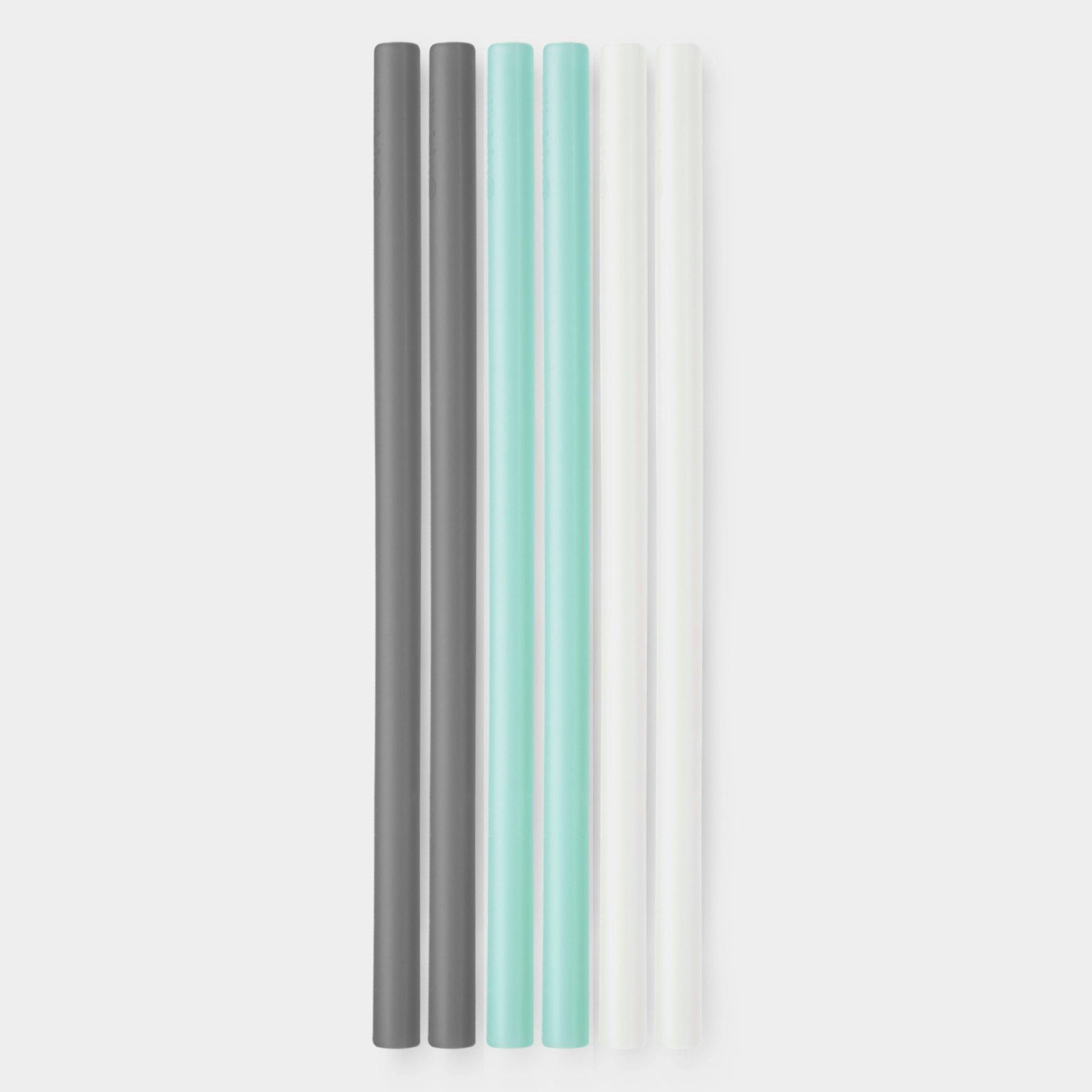8&quot; Reusable Silicone Straw, 6pk - GoSili