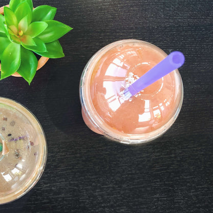 Extra - Long 10.75&quot; Reusable Silicone Straw and Travel Case, 3pk - GoSili