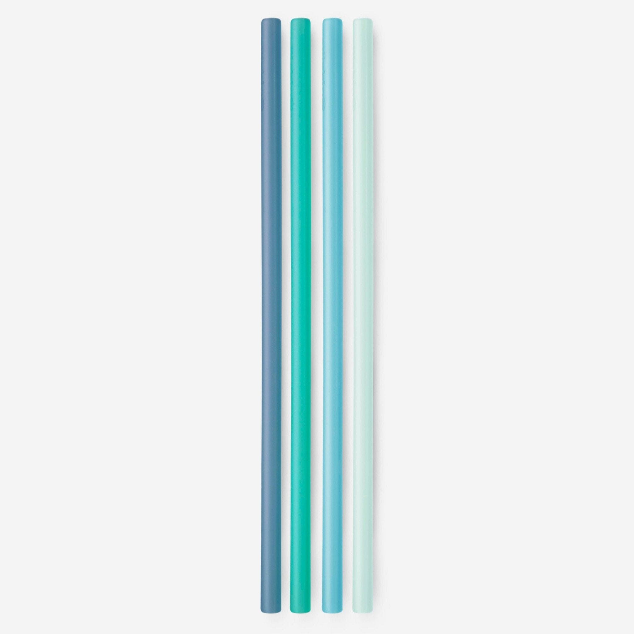 Extra - Long Reusable Silicone Straws, 4pk and 12pk - GoSili
