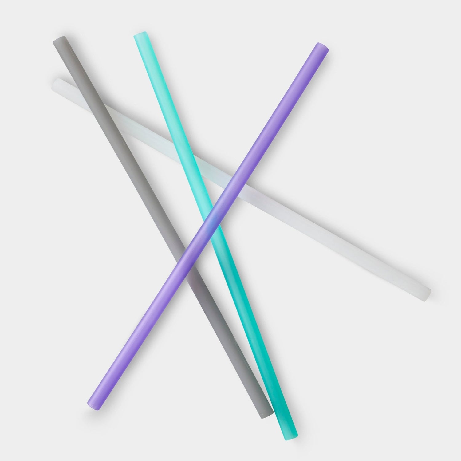 Extra - Long Reusable Silicone Straws, 4pk and 12pk - GoSili