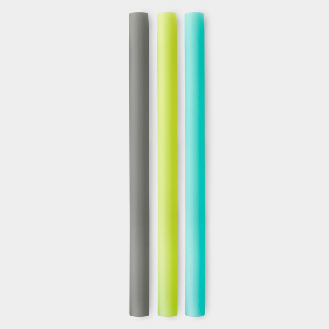 Extra - Wide 8.5&quot; Reusable Silicone Straw, 3pk - GoSili