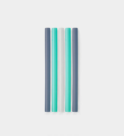 Mini Silicone Cocktail Straws, 5pk - GoSili