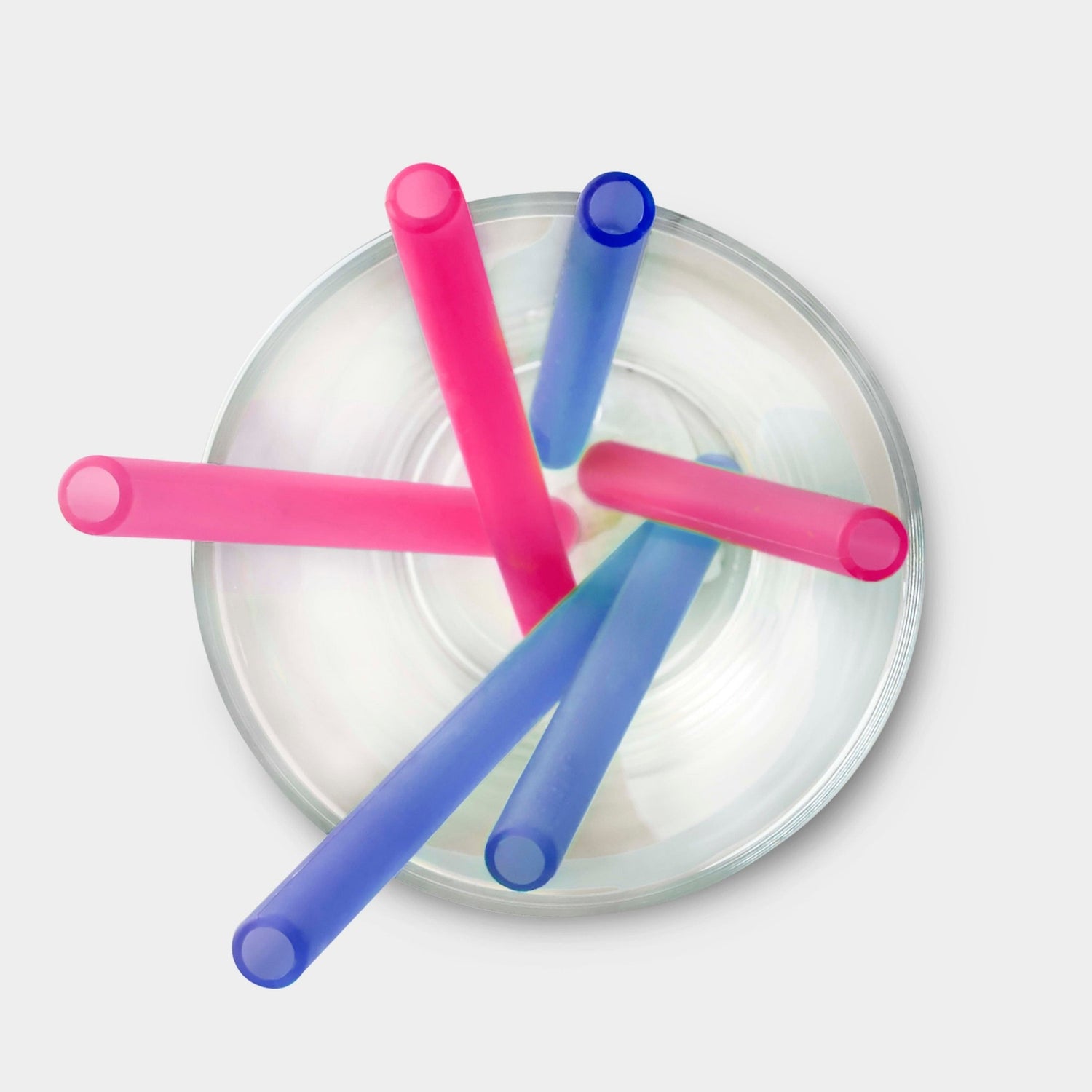 Multi - length Reusable Silicone Straws, 6pk - GoSili