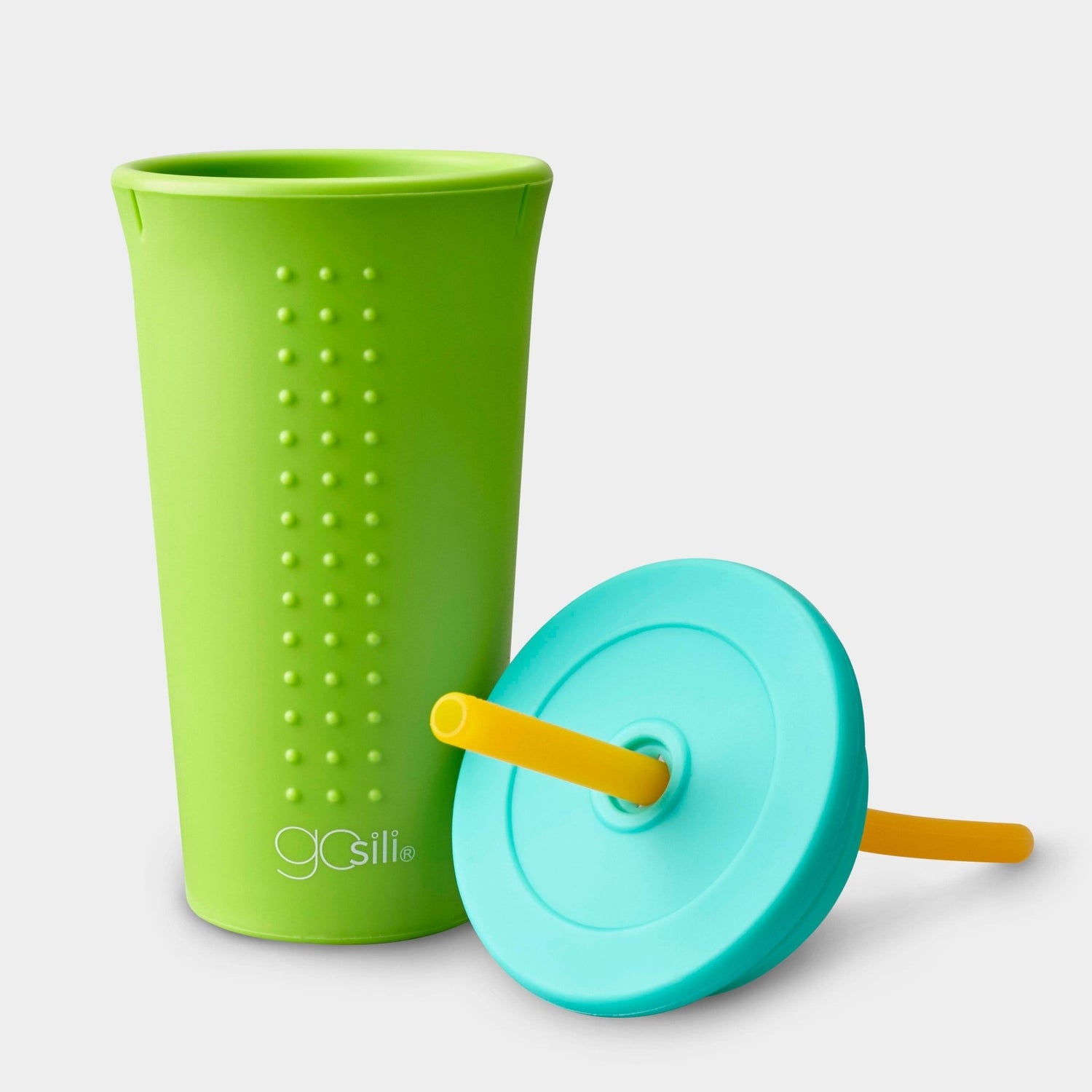 Reusable Silicone Straw Cup and Tumbler, 16oz - GoSili