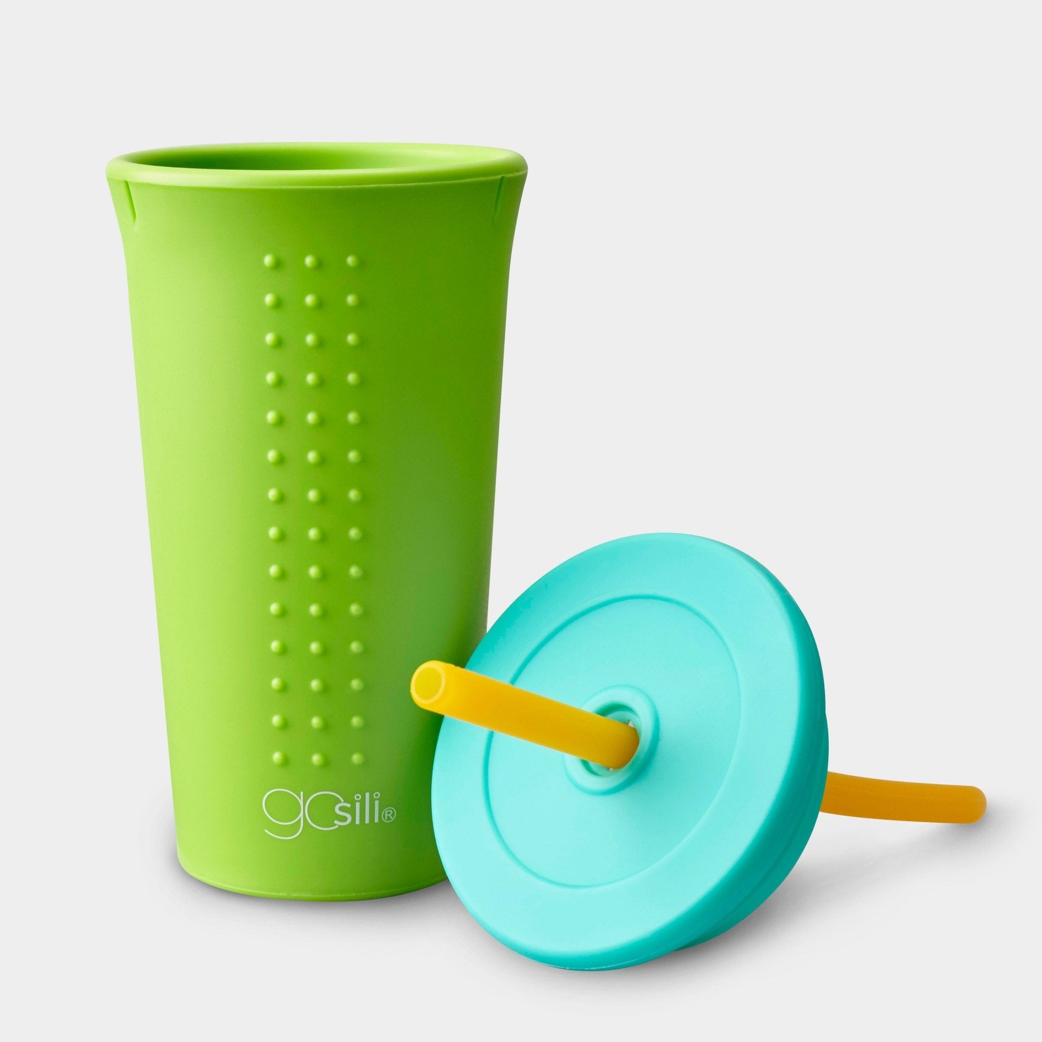Reusable Silicone Straw Cup and Tumbler, 16oz - GoSili