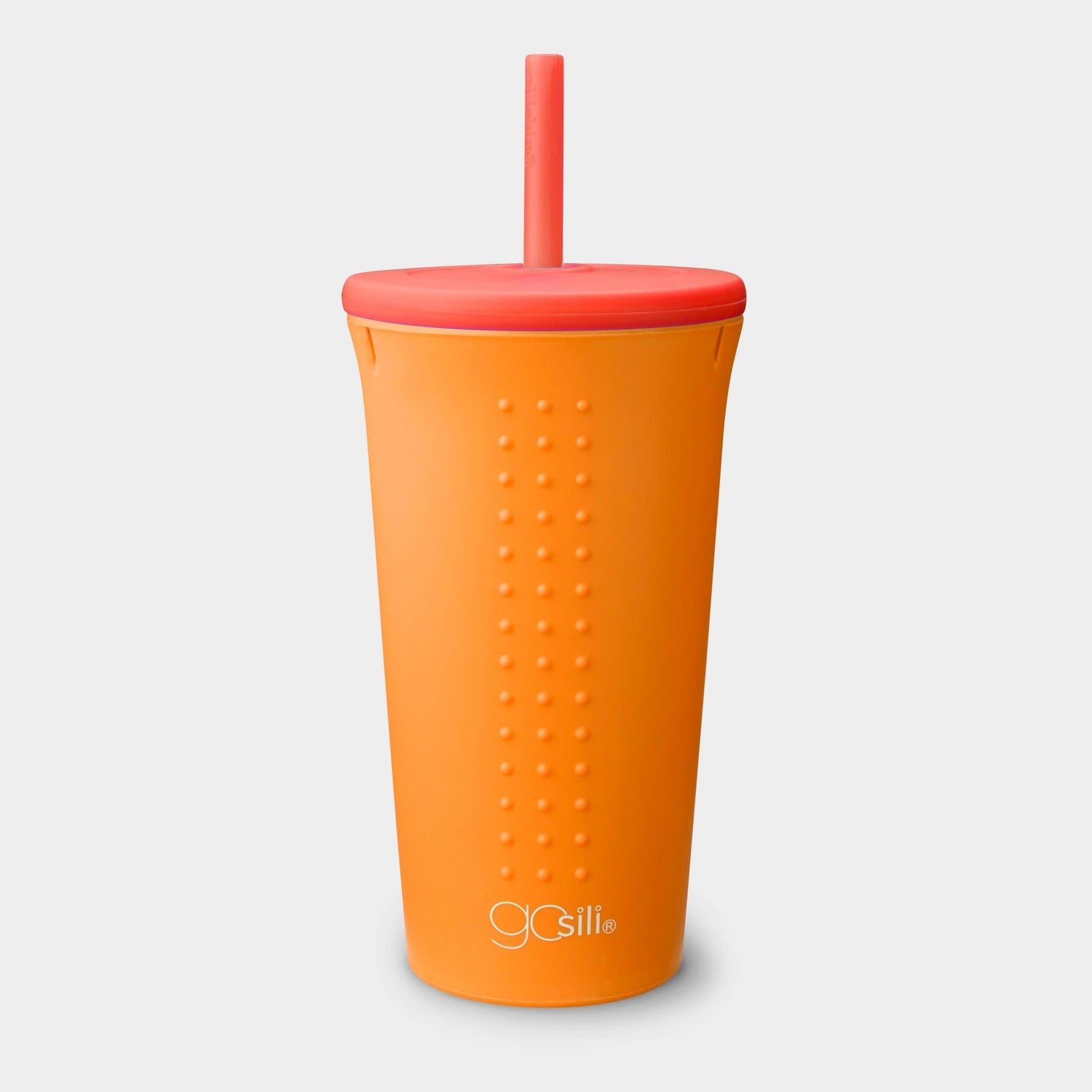 Reusable Silicone Straw Cup and Tumbler, 16oz - GoSili