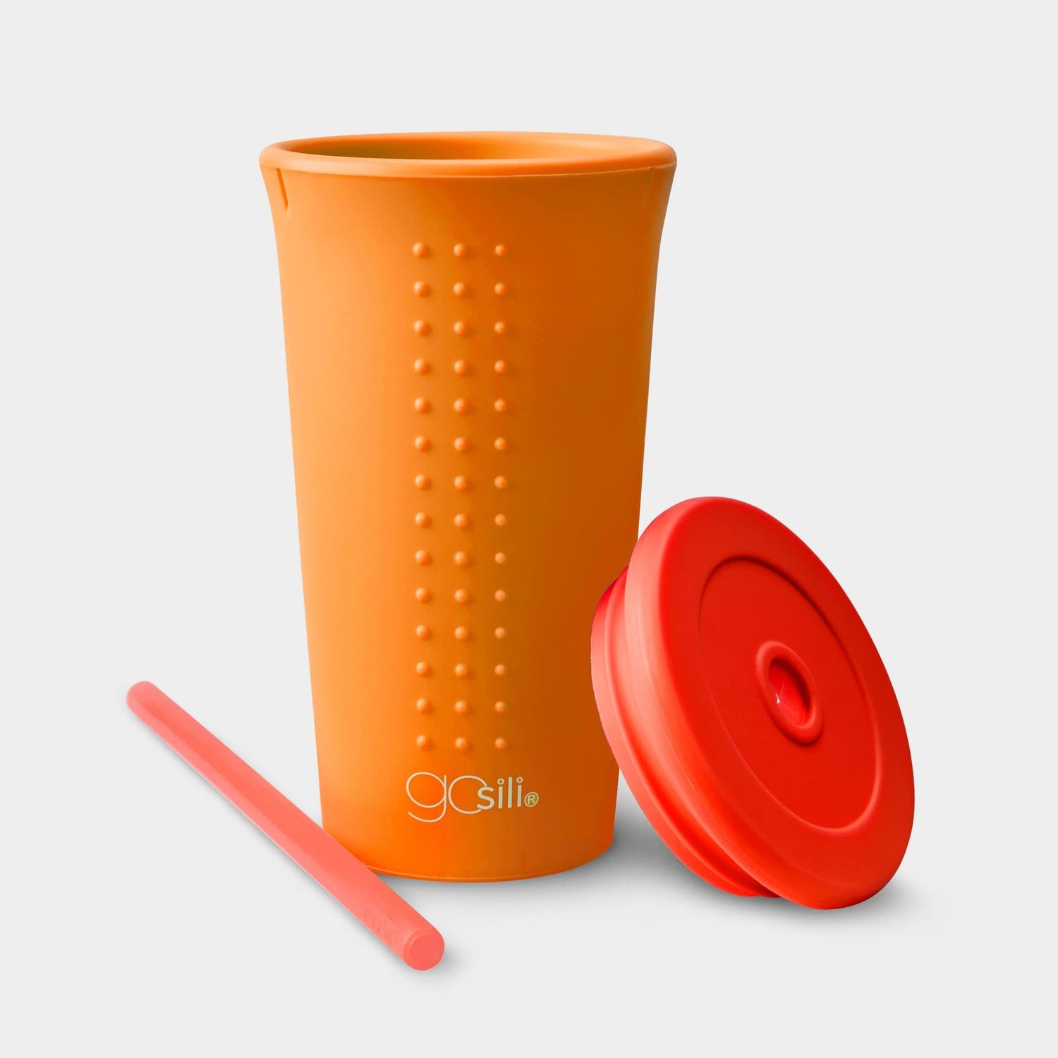 Reusable Silicone Straw Cup and Tumbler, 16oz - GoSili