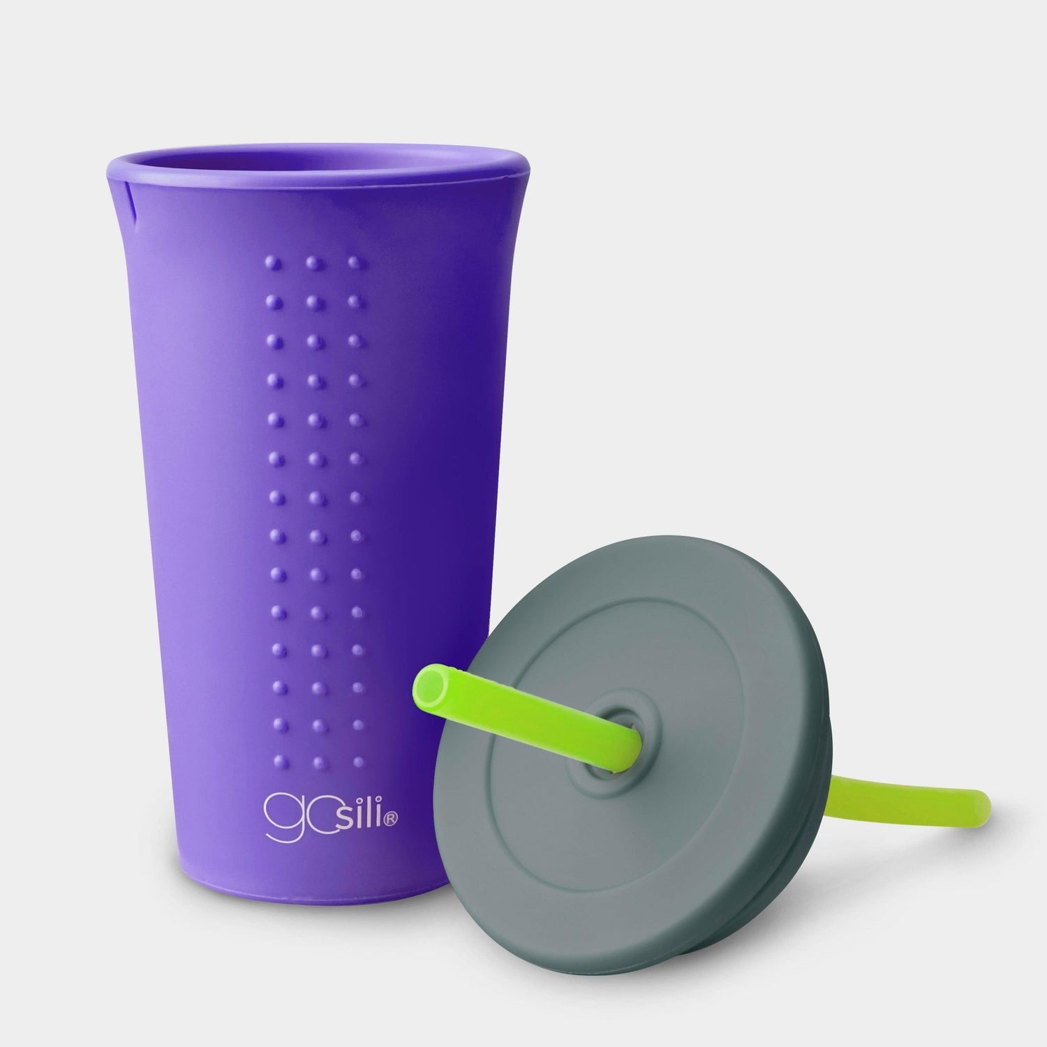 Reusable Silicone Straw Cup and Tumbler, 16oz - GoSili