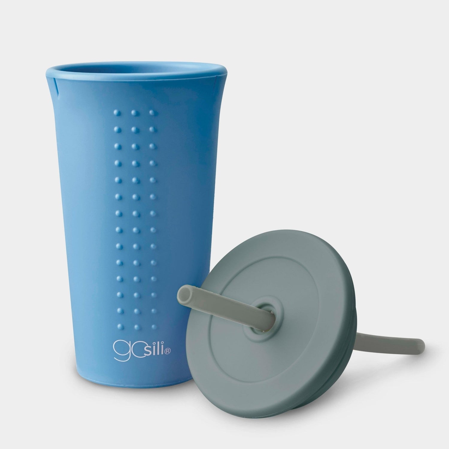 Reusable Silicone Straw Cup and Tumbler, 16oz - GoSili