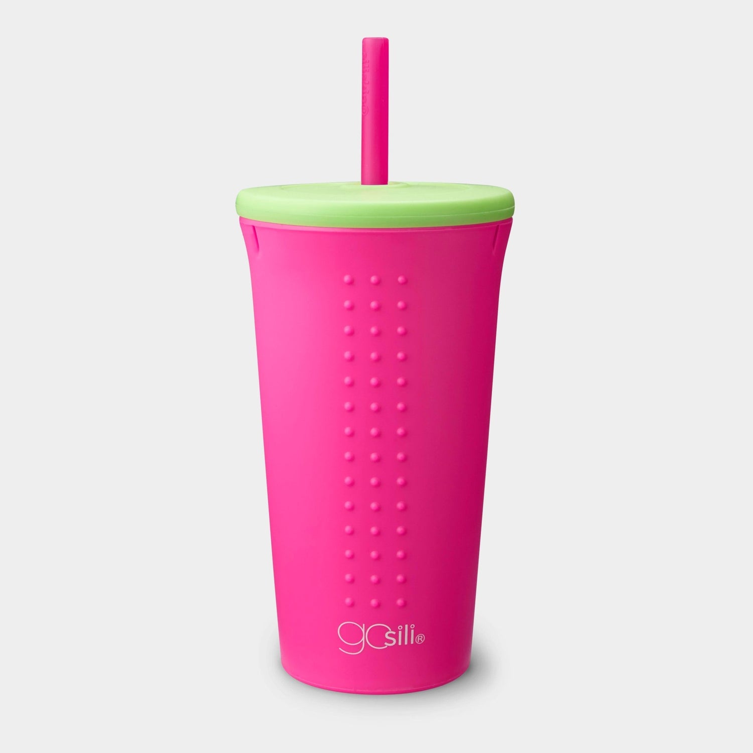 Reusable Silicone Straw Cup and Tumbler, 16oz - GoSili