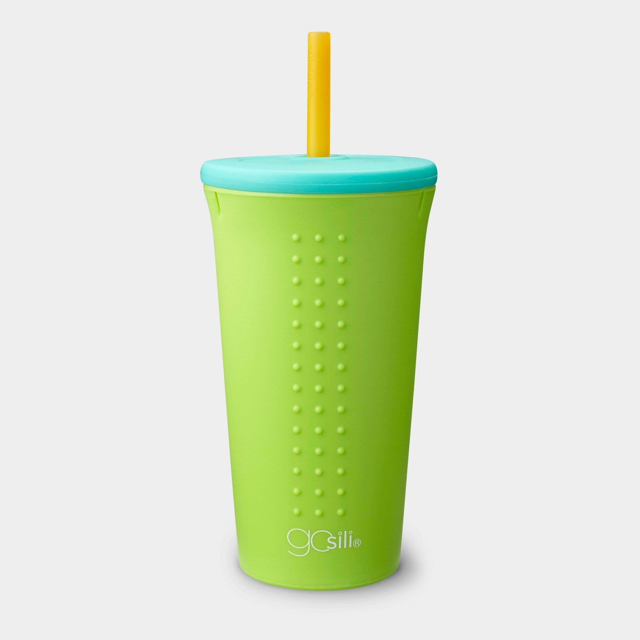 Reusable Silicone Straw Cup and Tumbler, 16oz - GoSili