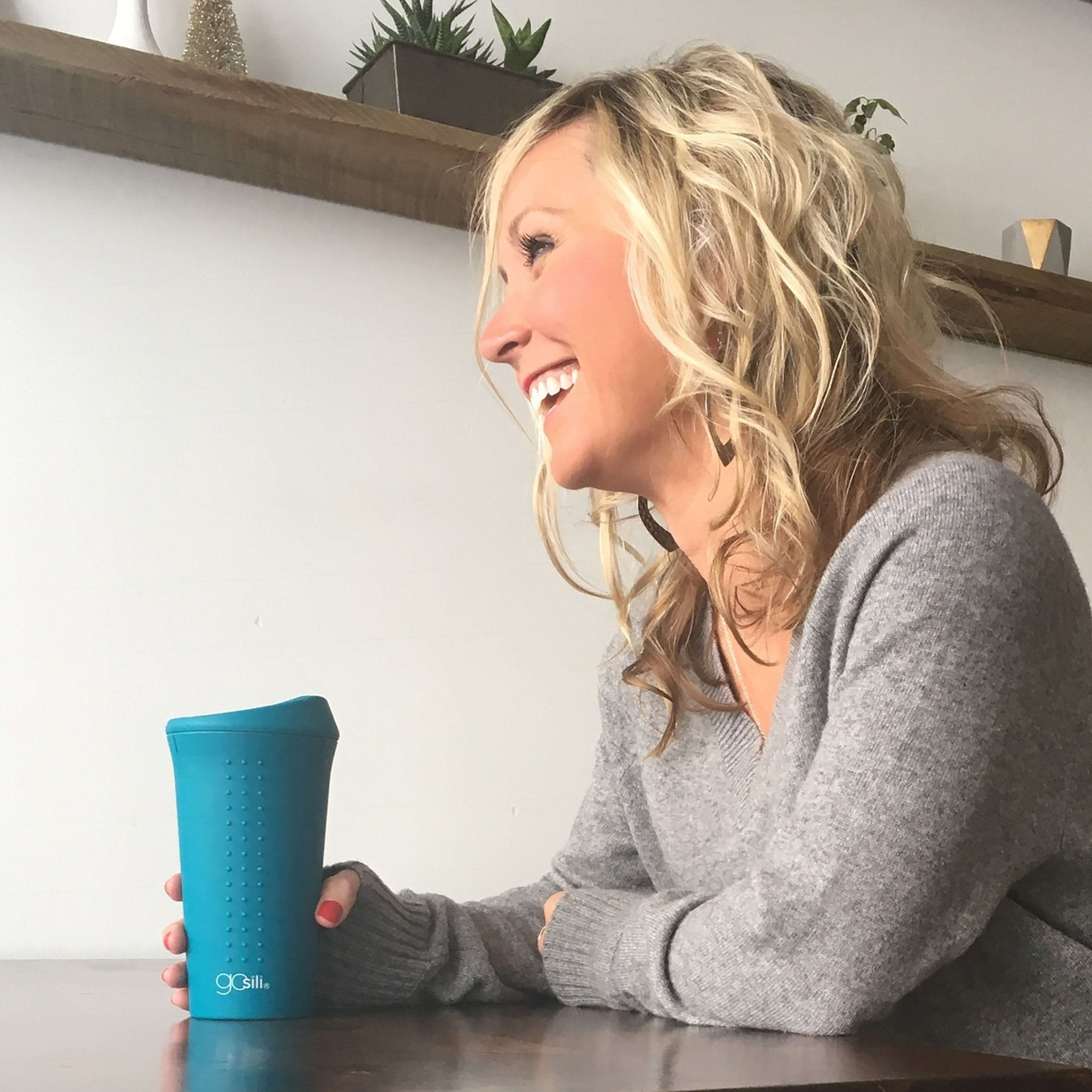 Silicone Reusable To - Go Coffee Cup Lid - GoSili