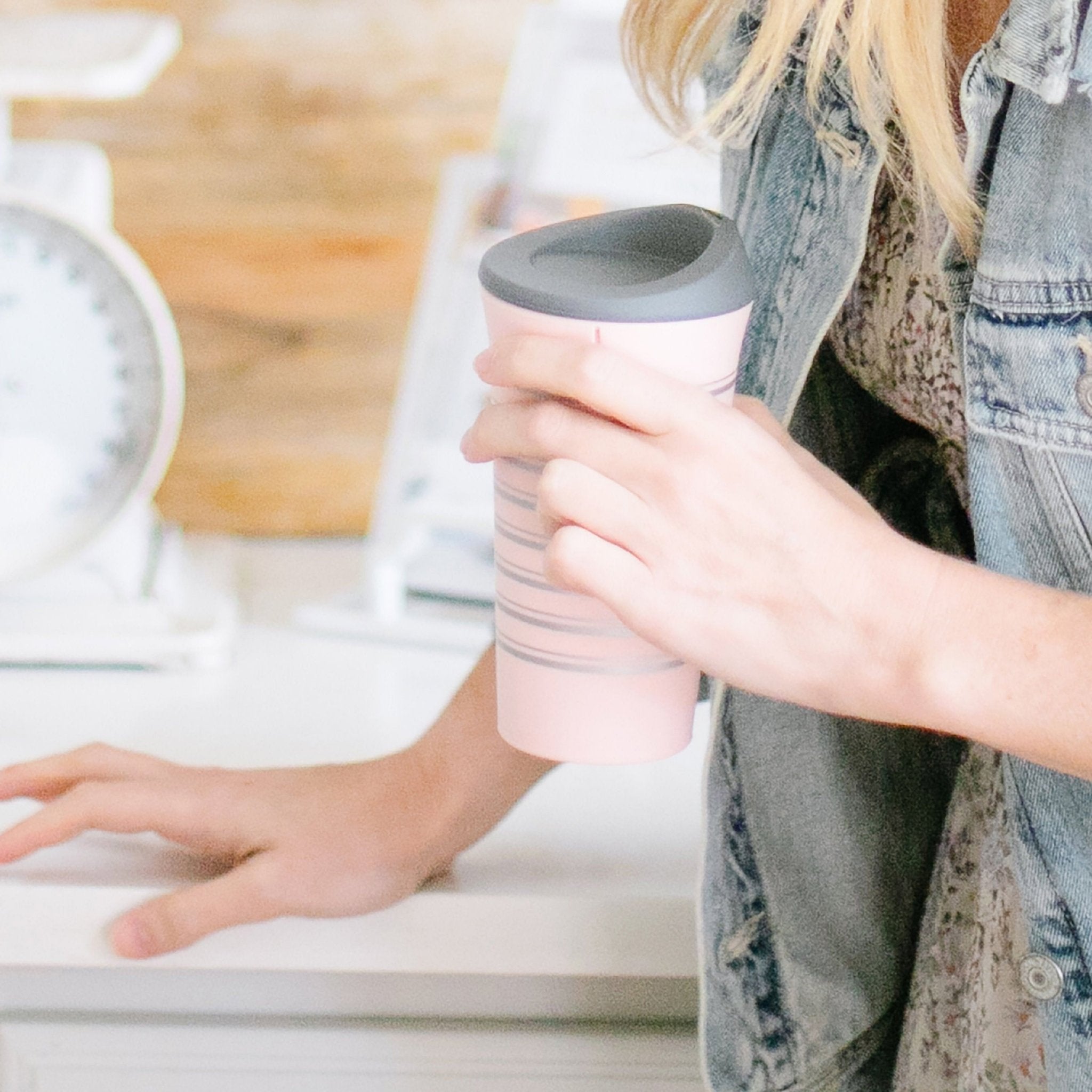 Silicone Reusable To - Go Coffee Cup Lid - GoSili