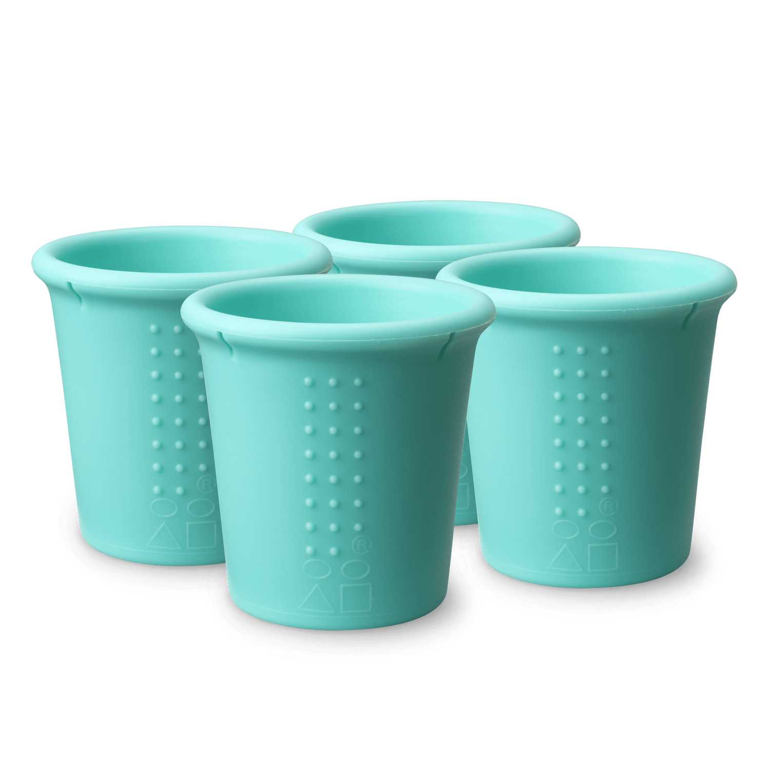 GoSili reusable silicone cup with patented stainless-steel ring for durability.