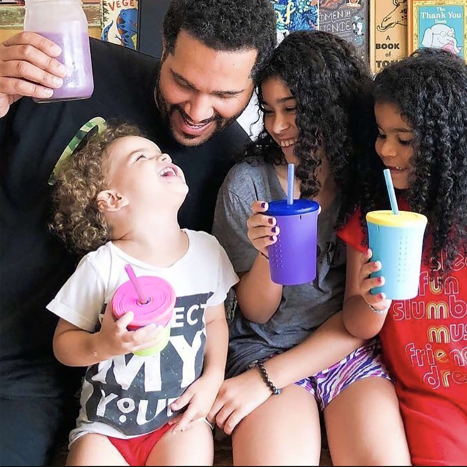 Silikids Silicone Straw Cup for Kids, 12oz - GoSili