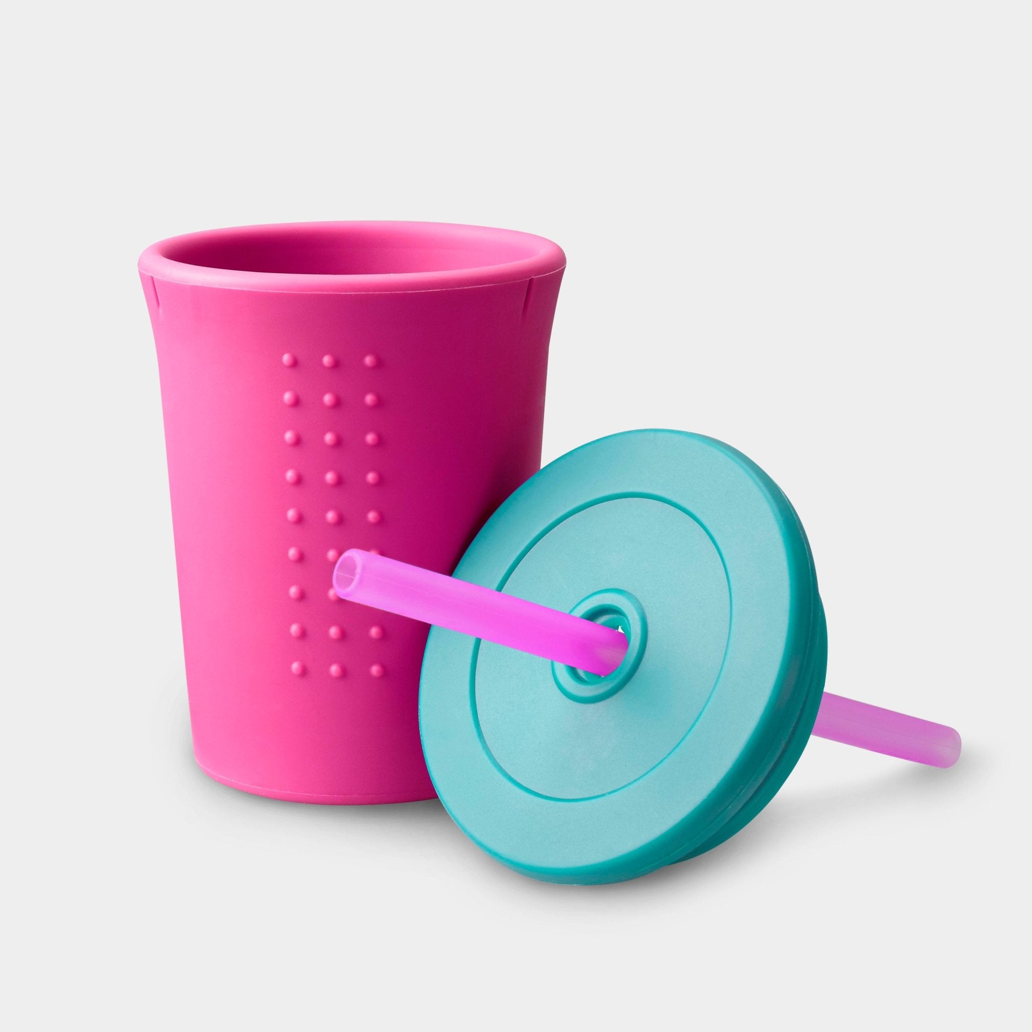 Silikids Silicone Straw Cup for Kids, 12oz - GoSili