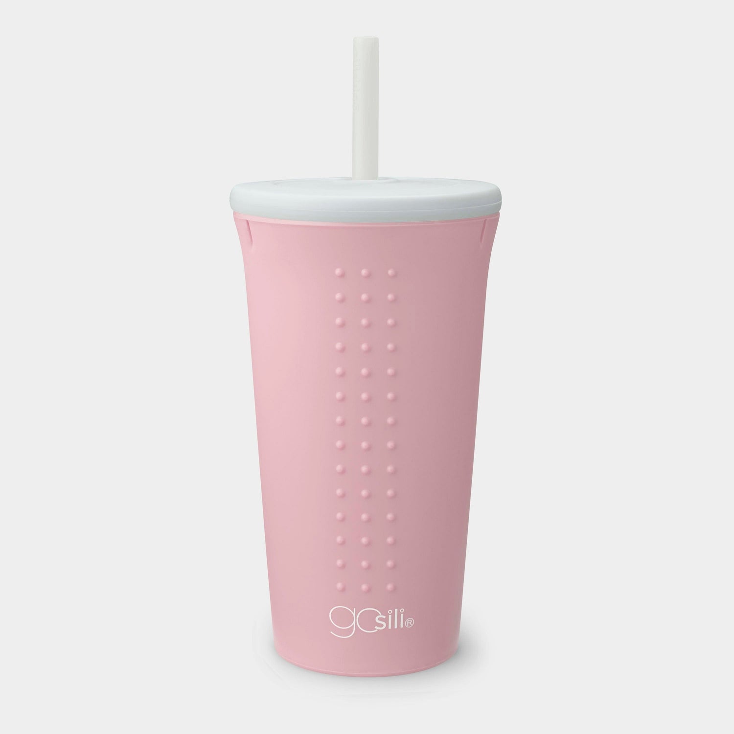 Reusable Silicone Straw Cup and Tumbler, 16oz